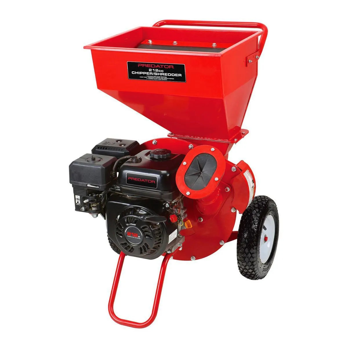 Predator 212CC Gas Powered Wood Chipper