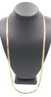 Opera-Length 14KT Yellow Gold 5.3mm Heavy Herringbone Chain Necklace 30" - 29.8g