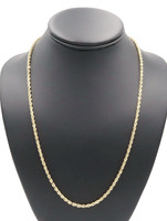 Heavy 10KT Yellow Gold 2.9mm High Shine Rope Chain Necklace 22" by OG - 16.4g