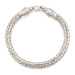 Heavy Sterling Silver (925) 7.9mm Wide Round Foxtail Chain Bracelet 8" - 63.5g