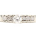 Women's 0.52 Ctw Round Cut Diamond 14KT White Gold Engagement Ring LIM - 3.03g