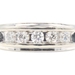 Men's 1.25 ctw Round Cut Diamond 10KT White Gold Channel Wedding Band Ring 8.38g