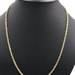 Heavy 14KT Yellow Gold 3.5mm Wide High Shine Rope Chain Necklace 24" - 24.31g