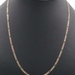 14KT Yellow White & Rose Tri Color Gold 2.8mm Mariner Chain Necklace 22" - 5.0g