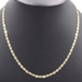 Classic 14KT Yellow and Rose Gold 3.8mm Wide Valentino Chain Necklace 20" - 8.7g