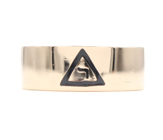 Scottish Rite "Virtus Junxit Mors Non Separabit" 7.6mm 10KT Gold Masonic Ring