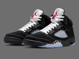 Nike Air Jordan 5 Retro OG Black Metallic Reimagined Size 10.5
