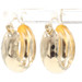 Women's 10KT Yellow Gold High Shine 0.7" Diamond Cut Hoop Earrings - 1.52 Grams 