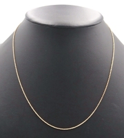 Classic 10KT Yellow Gold 1mm High Shine Rope Chain Necklace 20" - 2.71 Grams 