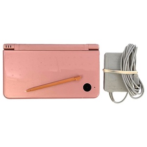 Nintendo DSi XL UTL-001 Metallic Rose Handheld Console With Stylus & Charger