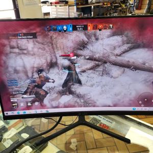 24 inch 144hz/180hz Curved Gaming Monitor,1k Frameless Computer Monitor
