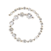 0.45 ctw Round Brilliant Diamond Graduated Circle Journey 14KT Gold Pendant