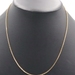 14KT Yellow Gold High Shine Classic 1.5mm Wide 20" Box Chain Necklace 2.79g