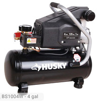 Husky BS1004W 4 Gallon Portable Air Compressor