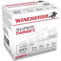 Winchester Super-Target 20 Gauge #7.5 Shot 25-Rounds 2.75"