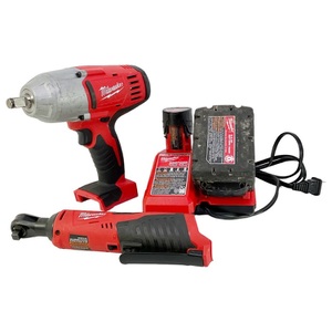 Milwaukee 2663-22RH 1/2 in. Cordless Impact Wrench & M12 3/8 in. Ratchet Combo