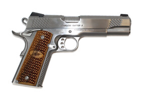 Beautiful KIMBER Custom Shop Stainless Raptor II .45acp Semi Auto Pistol