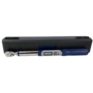 QUINN 3/8 in. Drive, 5 to 100 ft-lb Digital Angle Torque Wrench With Case