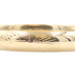 14KT Yellow Gold Estate Textured Brushed 10.5mm 7.5" Bangle Bracelet 11.98g