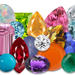 Gemstone Medley – Natural and Simulated Treasures - Loose Cut Gemstones 