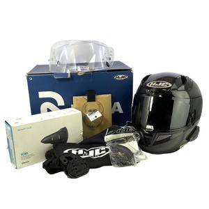 HJC RPHA 11 CARBON Motorcycle Helmet Size L, DOT Approved With HJC 10B Bluetooth