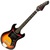 Sakai EG12 Vintage MIJ 3/4 Size SG Style Sunburst Finish Electric Guitar