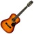Harmony 01543 Parlor Size Sunburst Finish Acoustic Guitar 