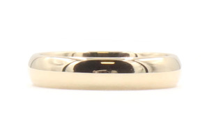 Classic 10KT Yellow Gold 4.2mm High Shine Wedding Band Ring Size 7 by TW - 3.59g