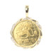 1989 1/20 Oz Au .999 Gold Panda Coin 14KT Yellow Gold Pendant w/ Diamond Accents