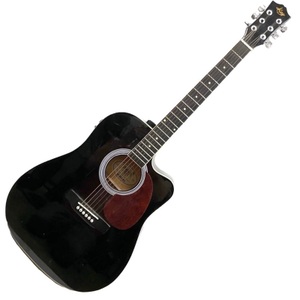Kay K536E-BK Acoustic-Electric Guitar