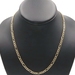 Classic 10KT Yellow Gold 4.3mm Hollow Figaro Chain Necklace 18 3/4" RCI - 4.27g