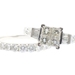 2.42 Ctw Princess, Tapered Baguette & Round Diamond 14KT Gold Wedding Ring Set