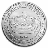 Cornerstone Hagagai 2:8  1OZ Silver Round