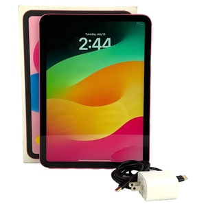 Apple iPad (10th Generation) MQ6M3LL/A 64GB Tablet Pink With Charger 