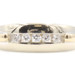 Two Tone 14KT Yellow and White Gold 0.80 ctw Round Diamond Channel Band Ring 