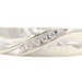 Diagonal 0.10 Ctw Round Diamond 10KT White Gold Satin Wedding Band Size 13 MGW
