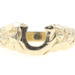 Retro-Style 10KT Yellow Gold High Shine 7.1mm Horseshoe Nugget Ring by Tola 2.4g