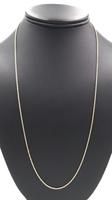 Classic 14KT Yellow Gold 1.3mm Wide Rope Chain Necklace 23" - 4.50 Grams