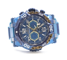 Mammoth Men Model 38780 - 53mm Blue Men's Watch Quartz Watch Silicone Band 