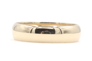 High Shine 14KT Yellow Gold 5mm Classic Wedding Band Ring Size 8 1/4 PMS - 3.93g