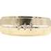 Vintage-Style 0.05 Ctw Single Cut Diamond 14KT Yellow Gold Textured Wedding Ring
