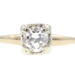 Estate 0.53 Ct Early Modern Brilliant Cut Diamond 14KT Gold Engagement Ring 1.8g
