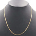 Italy High Shine 14KT Yellow Gold 2.5mm Herringbone Chain Necklace 20" SL - 7.5g