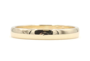 ArtCarved 14KT Yellow Gold 3mm Estate Classic Wedding Band Ring Size 8 - 2.76g