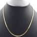 14KT Yellow Gold Classic 3.4mm Serpentine Chain Necklace 19.5" - 19.19g Heavy
