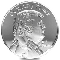45th President Donald J Trump 1 OZ Silver Round