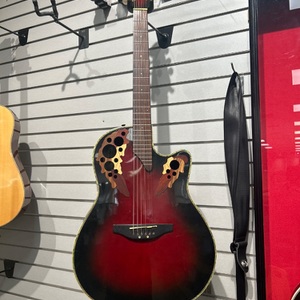 Ovation CU 247 Acoustic Electric Guitar W/Case