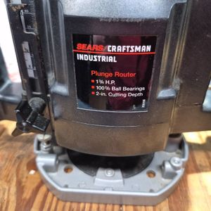 SEARS/ craftsman 135.275070 INDUSTRIAL PLUNGE ROUTER OLDER MODEL