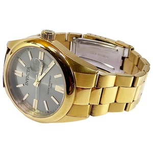 Invicta Model: 38461 World Yacht Pro Diver Men's 43mm Gold Tone Watch 