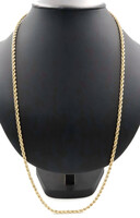 High Shine 14KT Yellow Gold 4.1mm Wide Classic Rope Chain 30.5" Necklace - 17.0g